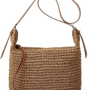 Straw Tote Bag Summer Straw Beach Bags For Women Handwoven Bag Large Capacity Ha